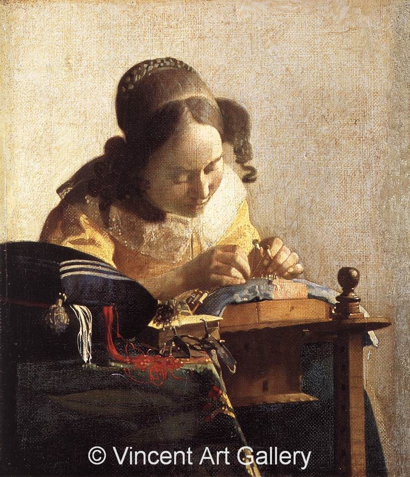 A1825, VERMEER, The Lacemaker